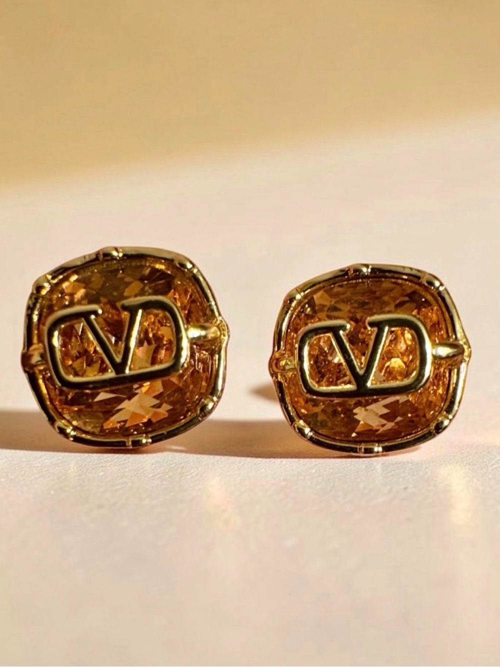 Citrine Color Gold-Tone